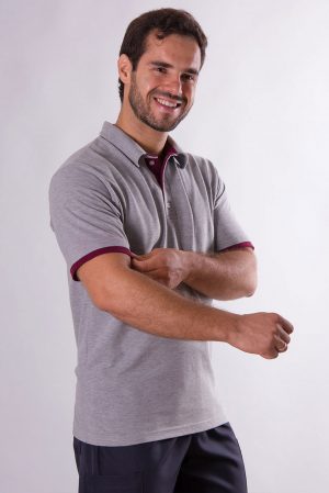 1129D - POLO SLIM C.DETALHES MASC