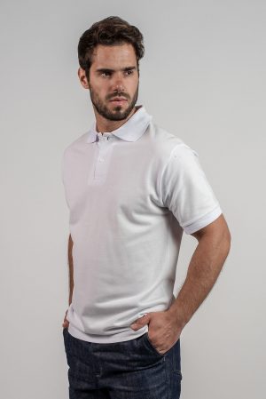1032 POLO BÁSICA MASCULINA MG.CURTA
