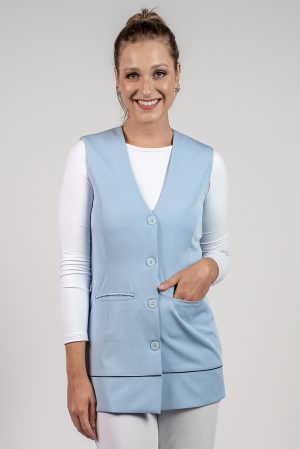 1003B COLETE COM BOTÃO E BOLSO EMBUTIDO