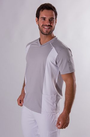 1303D- SCRUB DE MALHA COM DETALHES MASCULINO