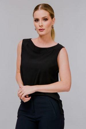 1244SM  CAMISA DECOTE CANOA SEM MANGA