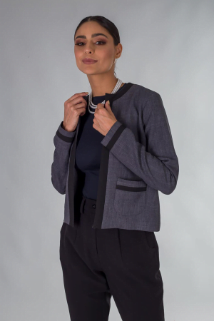 1353 - CASAQUETO BICOLOR