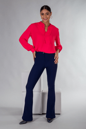 1354 - CAMISA BABADO + 1324 CALÇA FLARE COMFY