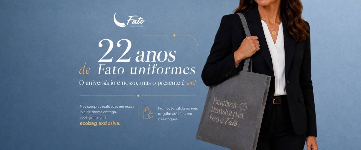 banner aniversário fato uniformes 2025 com até 70% de desconto